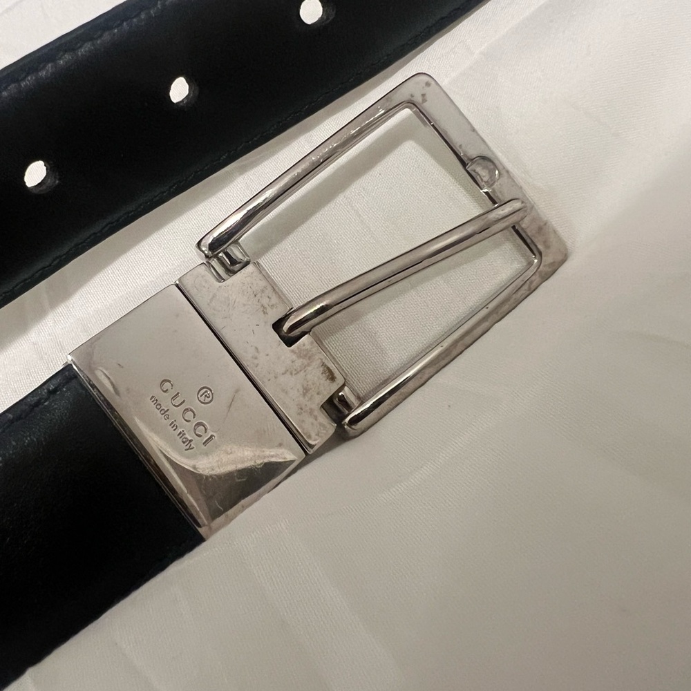 👔Gucci Black Leather Belt